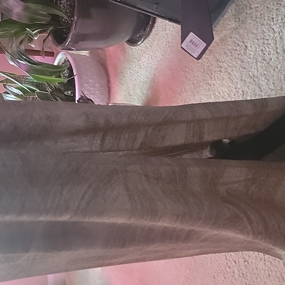 Connection Apparel Floor Dress Women's Size 10P Brown Scoop Neck Sleeveless Gown - Picture 3 of 8